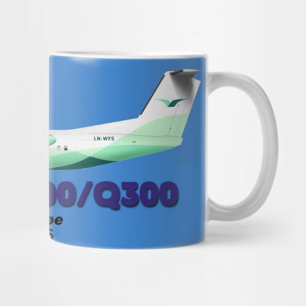 DeHavilland Canada Dash 8-300/Q300 - Widerøe by TheArtofFlying